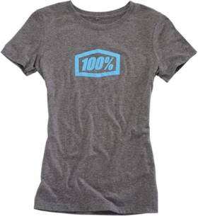 28016-188-10 100% Essential Womens Tee Shirt Heather Grey Sm