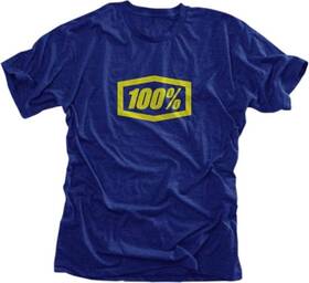 34016-002-05 100% Percent Essential Youth Tee- Shirt Heather Blue Ym
