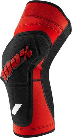 70001-00012 100% Ridecamp Knee Guards - Red/black Fits Xl