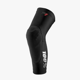 70003-00003 100% Open Box Adults Teratec Mountain Bike Knee Guards Black Size Large