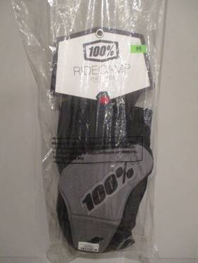 100% 841269139502 Ridecamp Mtb Moutain Bike Knee Guards Black/gray