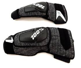 90120-303-18 100% Fortis Elbow Guards Gray/black Lg/xl 90120-303-18 100% Fortis Elbow Guards Gray/black Lg/xl
