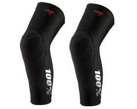 90231-001-12 100% Open Box Adult Teratec Plus Mountain Bike Knee Guards Black - Large