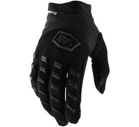 10000-00001 100 Percent 100% M Mens Airmatic Gloves Black/charcoal