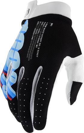 10008-00035 100 Percent 100% Small Itrack Gloves System Black