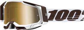 50121-253-01 100 Percent 100% Racecraft 2 Goggles Snowbird - True Gold