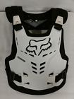 13577-008-l-xl Fox Racing Proframe Mens White Lc Dirt Bike Chest Protector