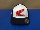 21489-329-os Fox New Youth Boys Navy Blue White Honda Flexfit Hat 21489-329-os Fox New Youth Boys Navy Blue White Honda Flexfit Hat