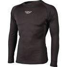354-6084l Fly Racing Black Sz Heavyweight Base Layer Top