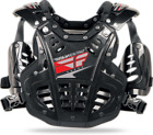 36-16080j Fly Racing Convertible Ii Roost Guard Black Junior Mx Atv