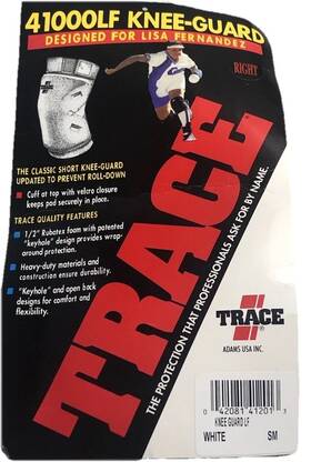 41000lf Adams Trace Right Small Wht Short Knee-guard-softball/baseball/all Sport