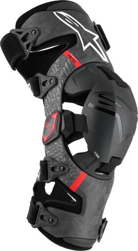 Alpine Stars 8059347391038 Supertech Rk 10 Plasma Knee Brace Black/red Xl