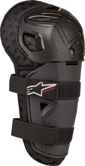 Alpinestars 059347255392 Bionic Action Kickstart Youth Knee Guards Black
