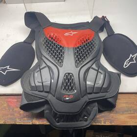 103084b Alpinestars A-5 S Youth/kids Offroad Mx Motocross Atv Roost Guard S/med