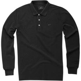 1036-41000-s Alpinestars Cafe Polo Long Sleeve Black S
