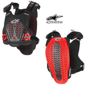 106849b Alpinestars A-5 Plasma Chest Protector Black/red/white Jacket