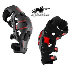 106852b Alpinestars Rk-1 Plasma Black/red Knee Braces