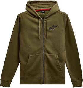 1212536006910xl Alpinestars Hoodie Zip Agels Gn/bk Xl