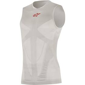 1752017-198xl Alpinestars 1752017-198xl/2 Tech Summer Tank Top X-large - Xx-large Silver/red