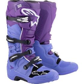 2012014-334-8 Alpinestars Tech 7 Mx Boots 8 Double Purple/white