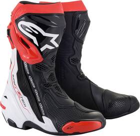 2220021-123-43 Alpinestars Supertech R Boots Us 9 / Eu 43 Black/white/red