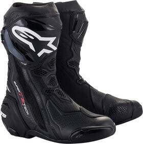 2220121-10-44 Alpinestars Supertech R Vented Boots Us 9.5 / Eu 44 Black