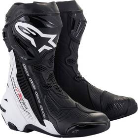 2220121-12-42 Alpinestars Supertech R Vented Boots Us 8 / Eu 42 Black/white