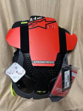 Alpinestars 230044050405 New Alpine Stars A-4 Max Motocross Chest Protector Size Xs-small Mens