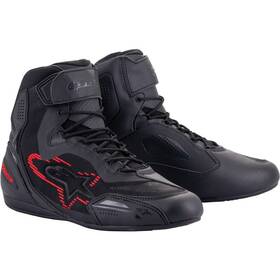 2510319-1993-75 Alpinestars Faster-3 Rideknit Riding Shoes 7.5 Black/gray/red