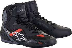 25103191165135 Alpinestars Faster 3 Rideknit Riding Shoes Us 13.5 Black/gray/red