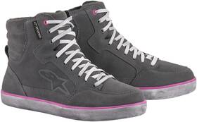 254222090955.00 Alpinestars J-6 Waterproof Womens Shoes 5 Grey/pink