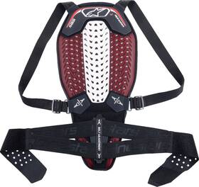 2702-0316 Alpinestars Nucleon Plasma Back Protector Black/white/red Xl