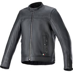 3103924-1316-l Alpinestars Dyno Leather Jackets Lg Black