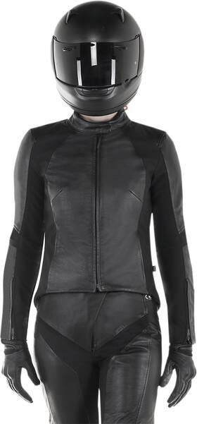 3115519-10-52 Alpinestars Stella Vika V2 Leather Jacket 52 Black