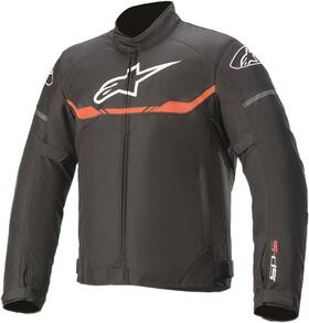 3200120-1030-4x Alpinestars T-sp S Waterproof Jacket - Black/red Fluo 4xl