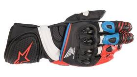 3556321-1317-3x Alpinestars Fits Hon Gp Plus R V2 Gloves Xxx-large Black/bright Red/blue