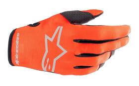 3561823-411-s Alpinestars Radar Gloves Hot Orange/black Sm
