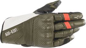 35662216123l Alpinestars Kei Gloves Large Green/black/white/red