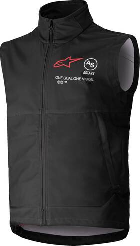 3700425-10-xl Alpinestars Youth Techstar Softshell Vest Black For Xl