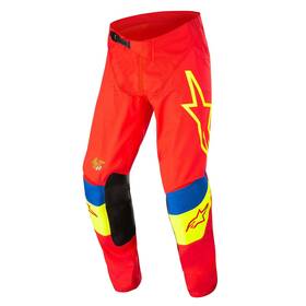 3721122-3057-28 Alpinestars Techstar Quadro Pants Bright Red/ylw Fluo/blue Sz 28 482-970828