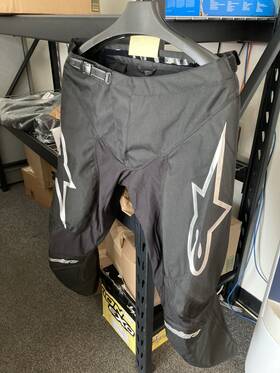 3722324-10-36-1149 Alpinestars Fluid Graphite Pants Black Sz 36