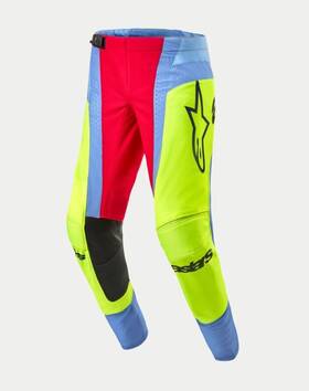 3727024-7064-36 Alpinestars Techstar Ocuri Pants 36 Light Blue/yellow Fluo/red Berry