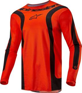 3762024-411-xl Alpinestars Fluid Lurv Jersey Hot Orange/black Xl