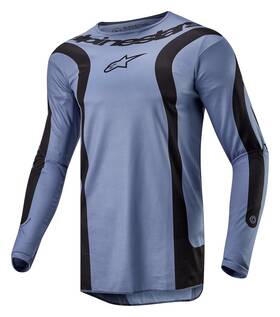 3762024-7056-m Alpinestars Fluid Lurv Jersey Light Blue/black Md