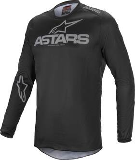 3762321-111-s Alpinestars Fluid Graphite Jersey Black/dark Gray Sm