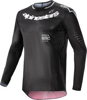 3763224-1323-s Alpinestars Supertech Ward Jersey Black/red Berry Sm