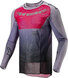 3763324-1396-m Alpinestars Supertech Dade Jersey Iron/red Berry Md