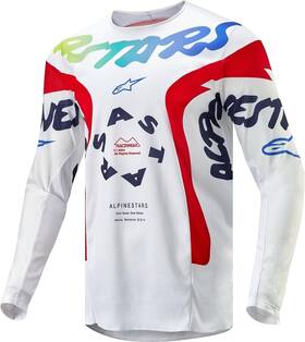 3768324-258-l Alpinestars Racer Hana Jersey White/multicolor Lg