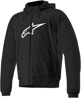 4200918-10-xl Alpinestars Chrome Sport Hoodie Jacket - Xl Black