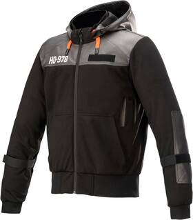 4207421-10-4x Alpinestars 21 Shotaro Hoodie 4xl Black